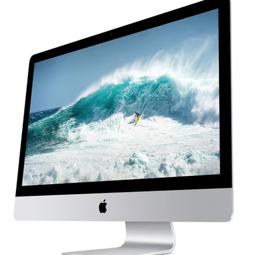 in APPLE box iMAC 27" 3TB FUSION HD desktop 5K QC i7 silver all in one computer